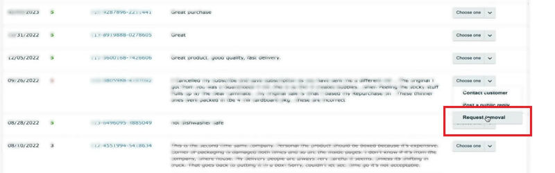 Respond to negative reviews