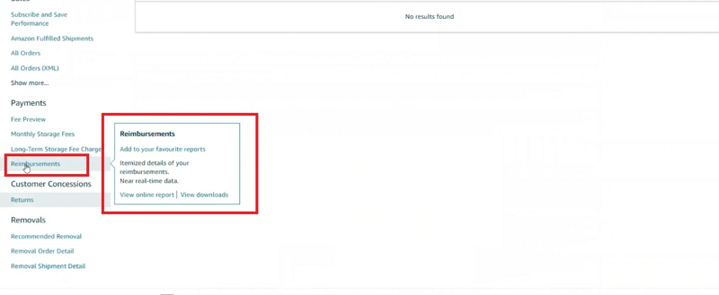 reimbursement claim and eligibility