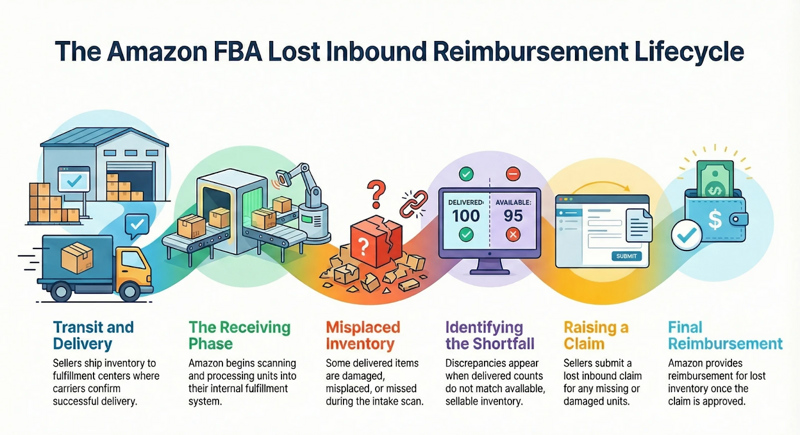 Amazon’s lost inbound reimbursement lifecycle