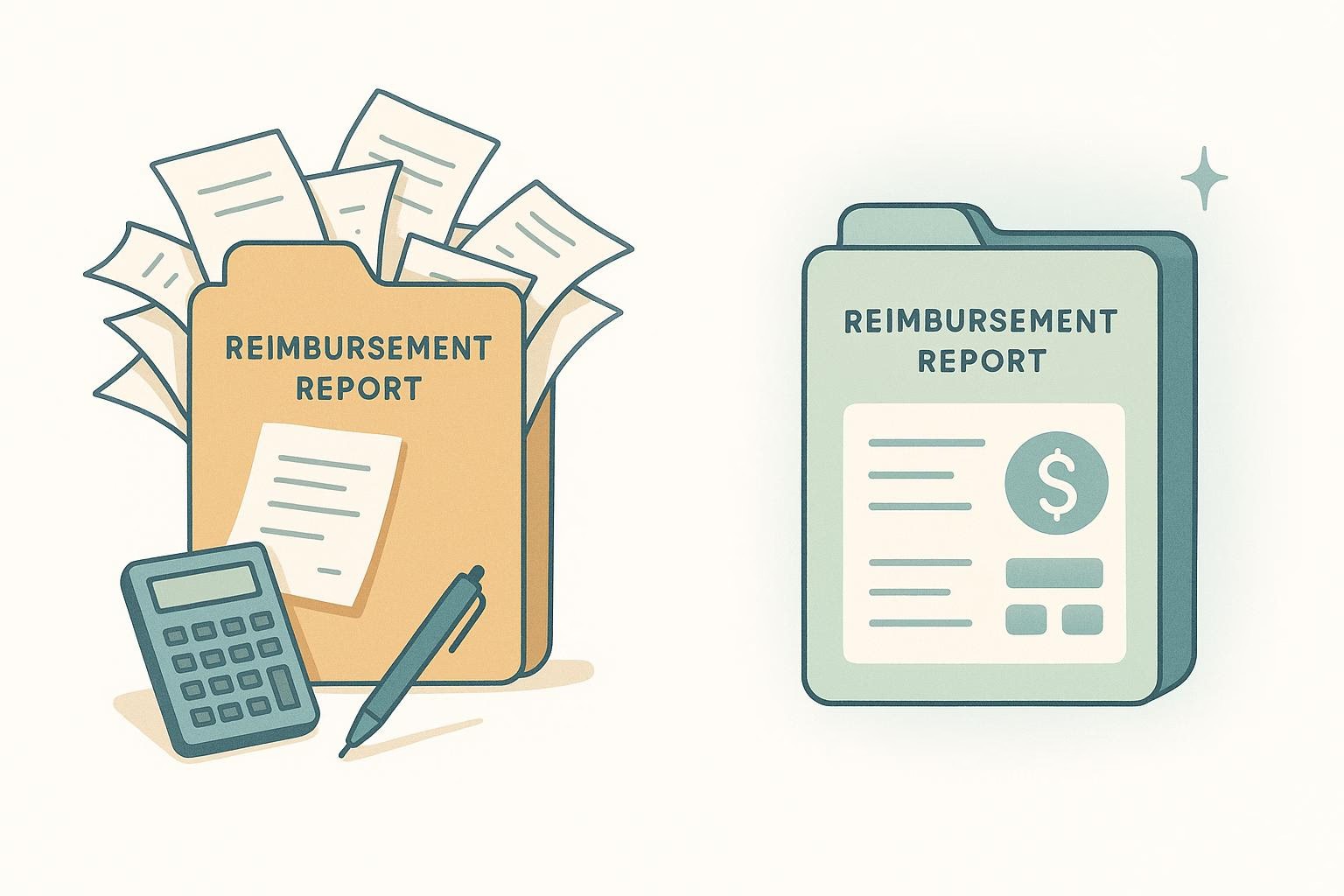 Manual vs. Automated Reimbursement Reports