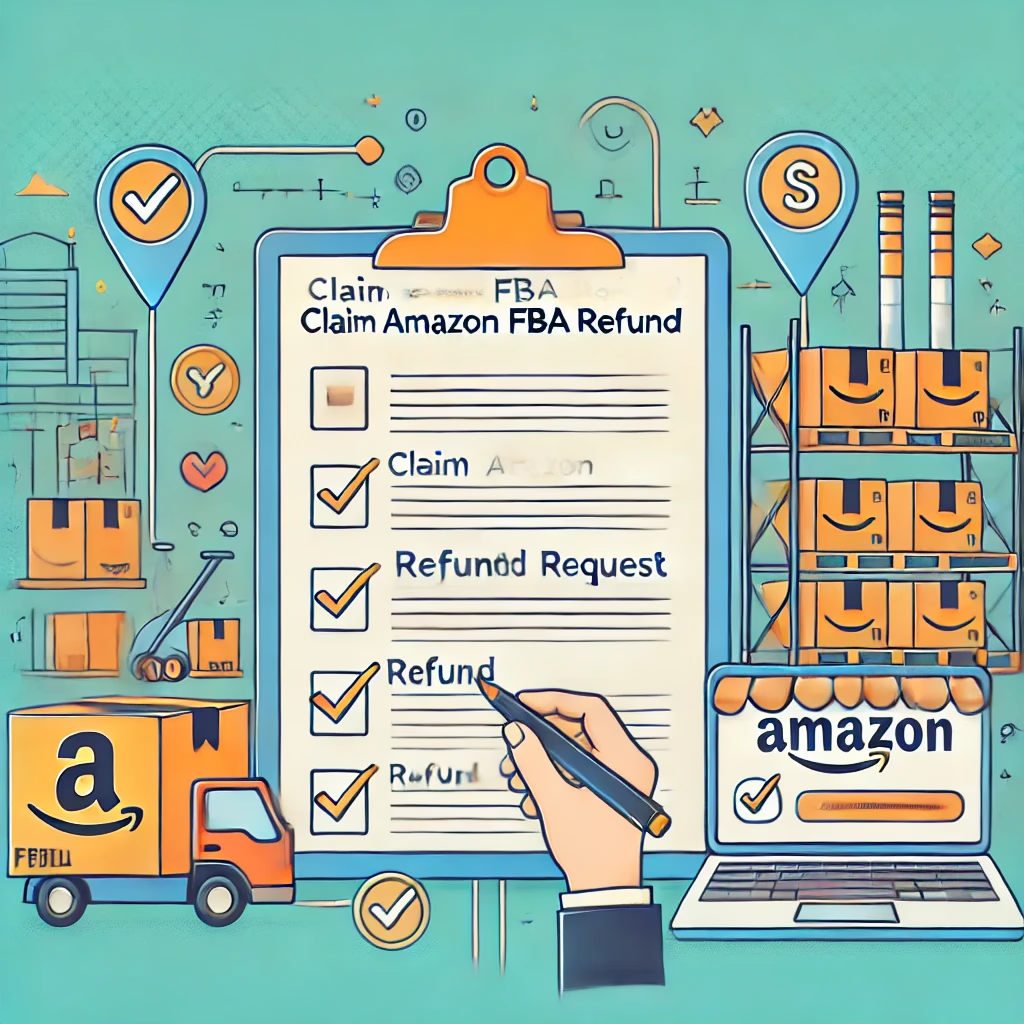 FBA refund claim checklist illustration