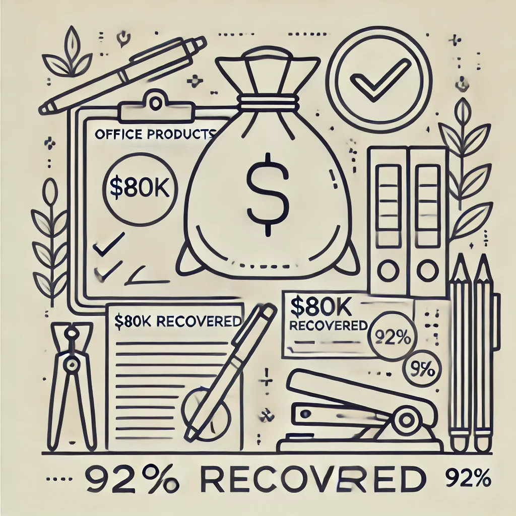 Case study $80K recovered 92% approval