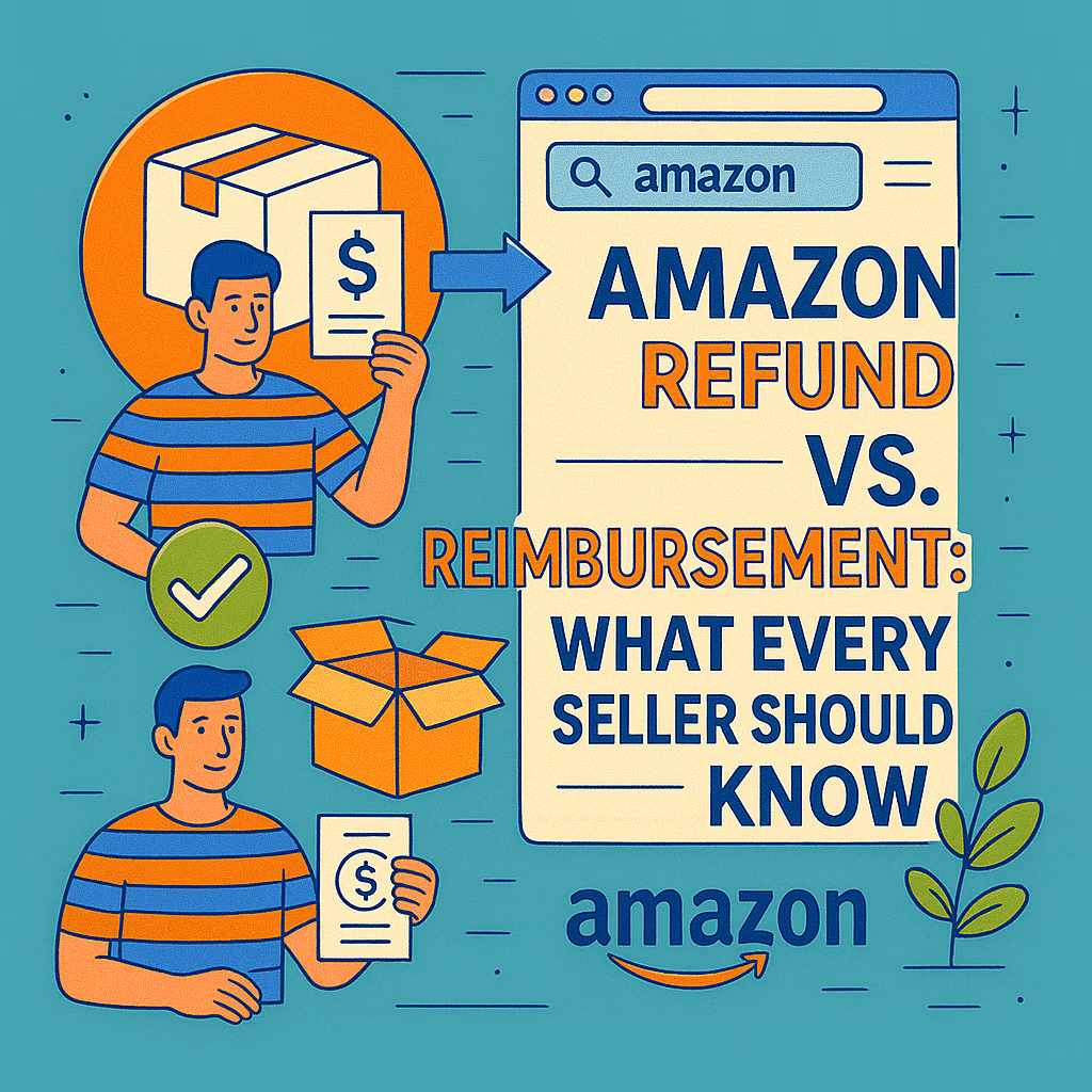 Refund vs reimbursement differences illustration