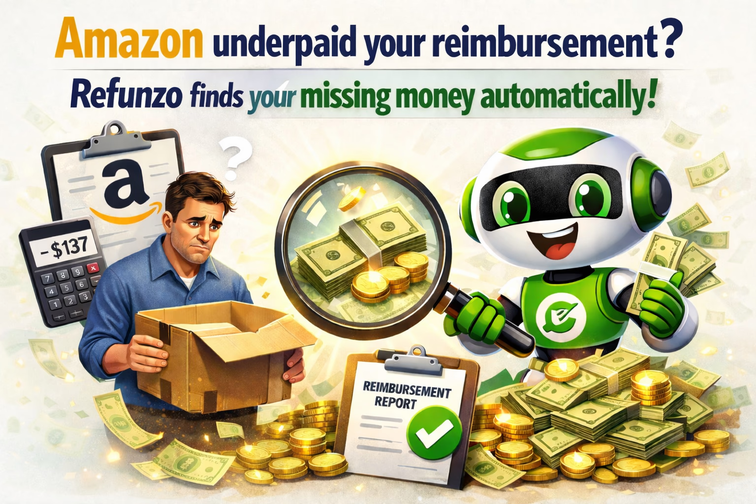 Underpaid reimbursement automated recovery tool illustration