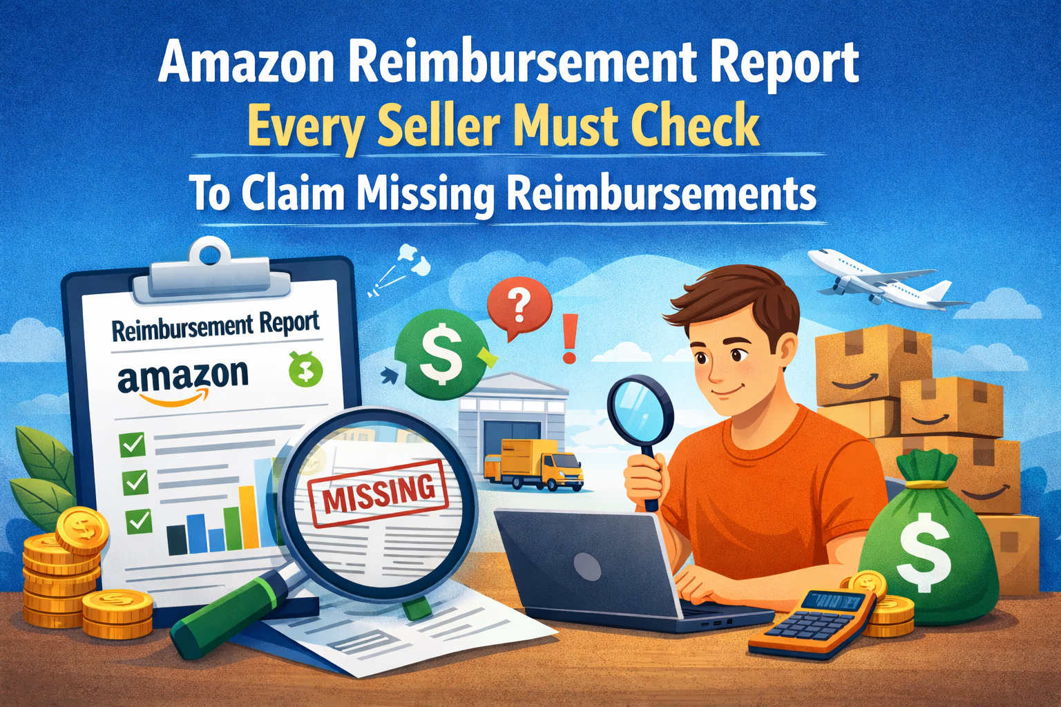 Missing FBA reimbursements report illustration
